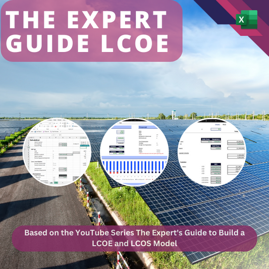 LCOE & LCOS Excel Templates