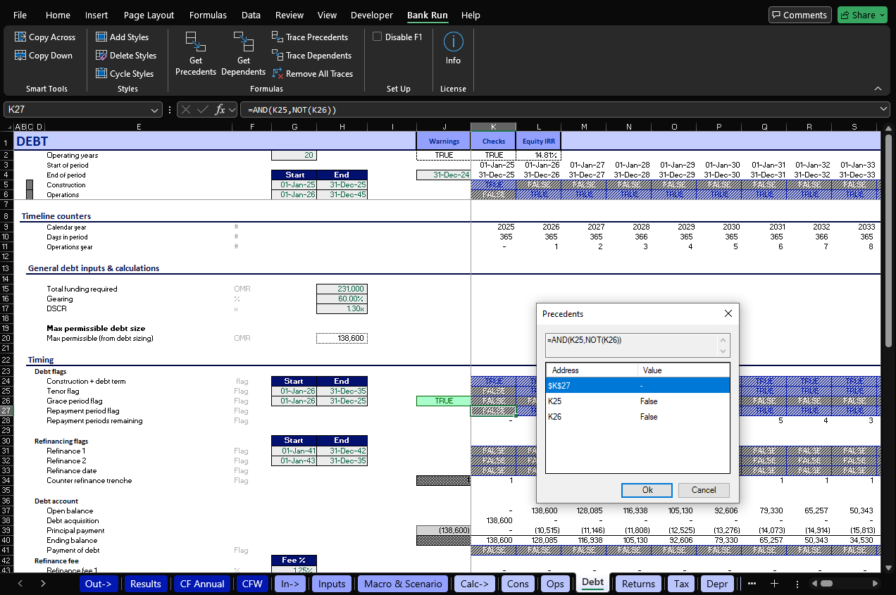 BankRun Tools Add-in Right