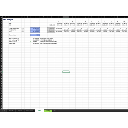 LCOE & LCOS Excel Templates