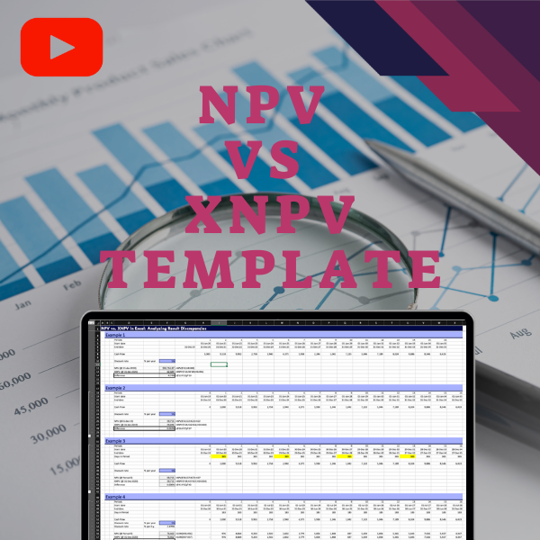 NPV vs XNPV Template