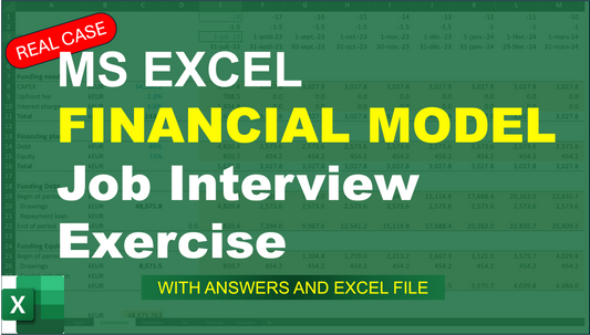 Real Case Excel Financial Modeling Interview